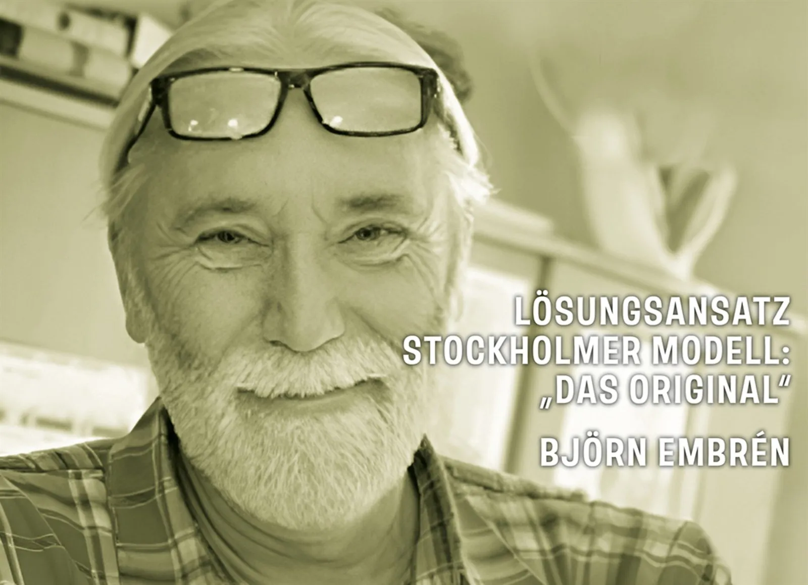 Referentenbild Björn Embrén mit Vortragstitel