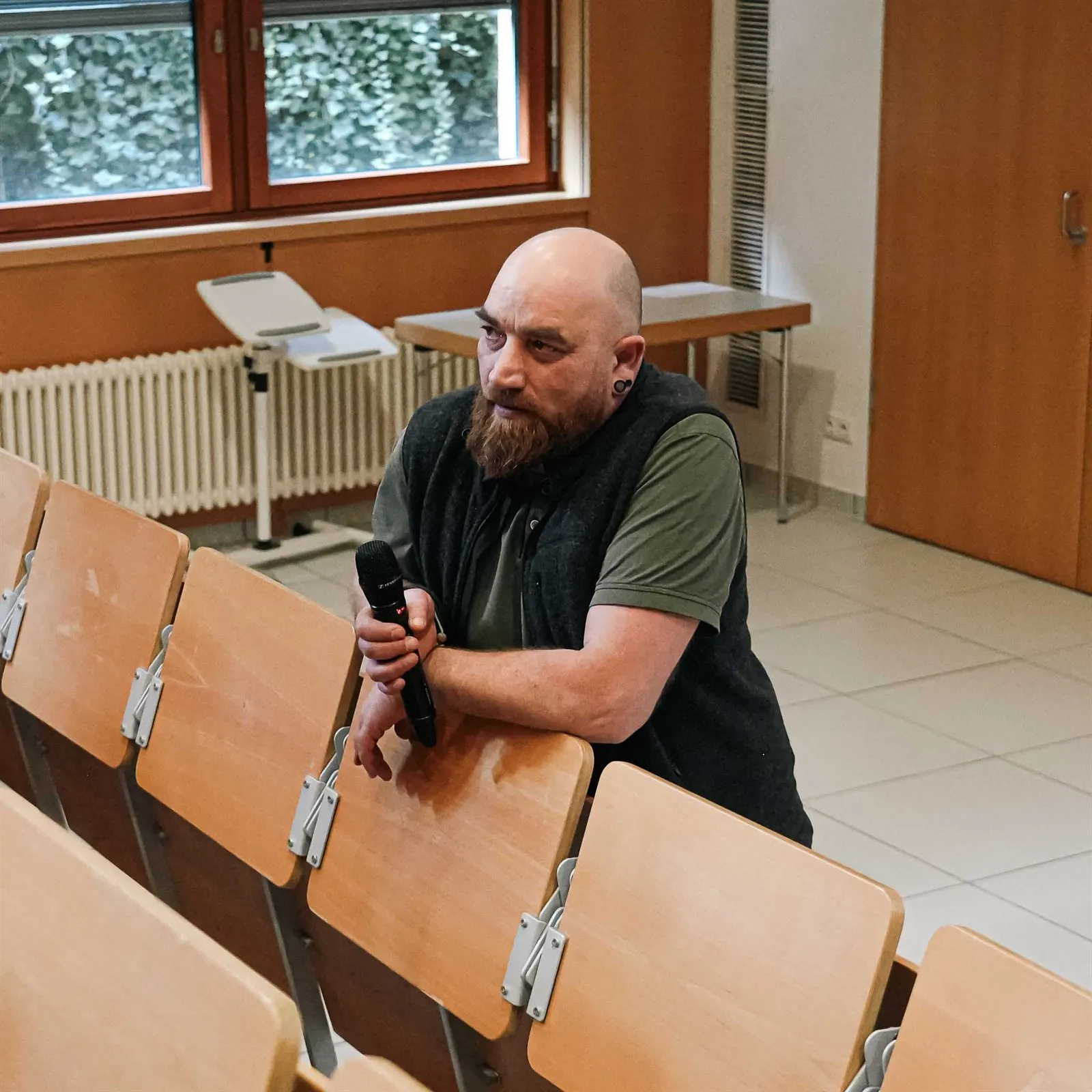 Robert Kreißl während seines Vortrags