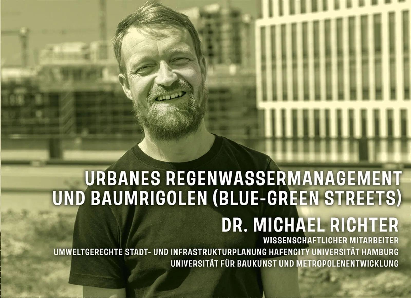 Referentenbild Dr. Michael Richter mit Vortragstitel