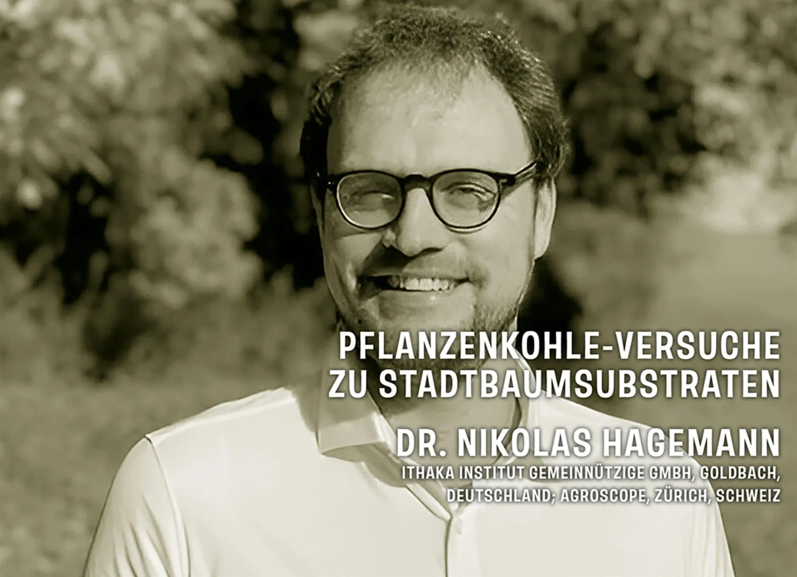 Referentenbild Dr. Nikolas Hagemann mit Vortragstitel