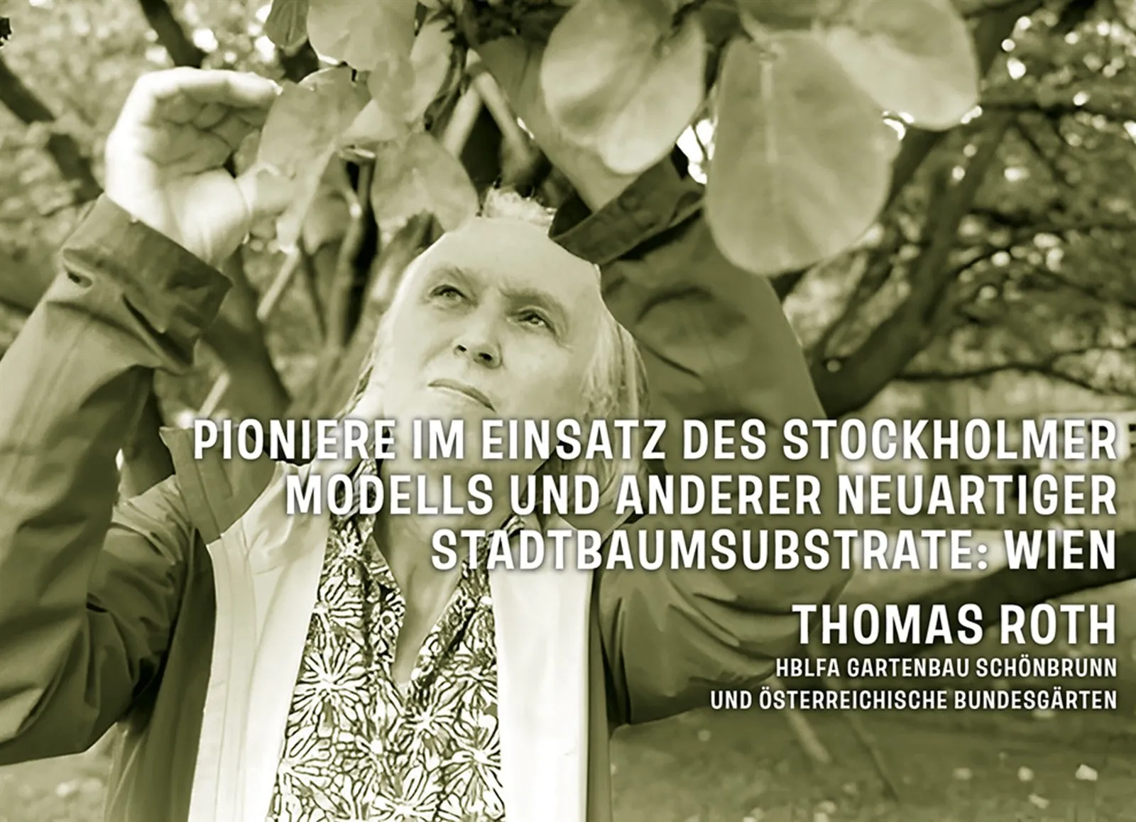 Referentenbild Thomas Roth mit Vortragstitel