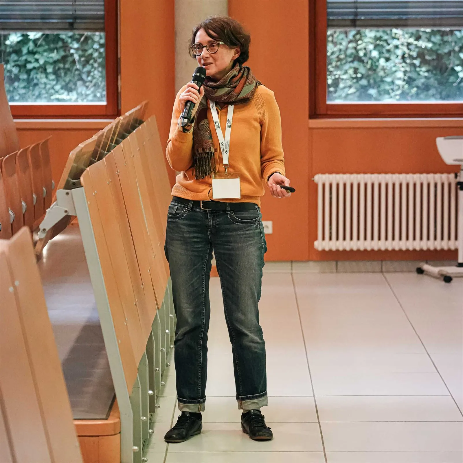 Anna Yukelson während ihres Vortrags