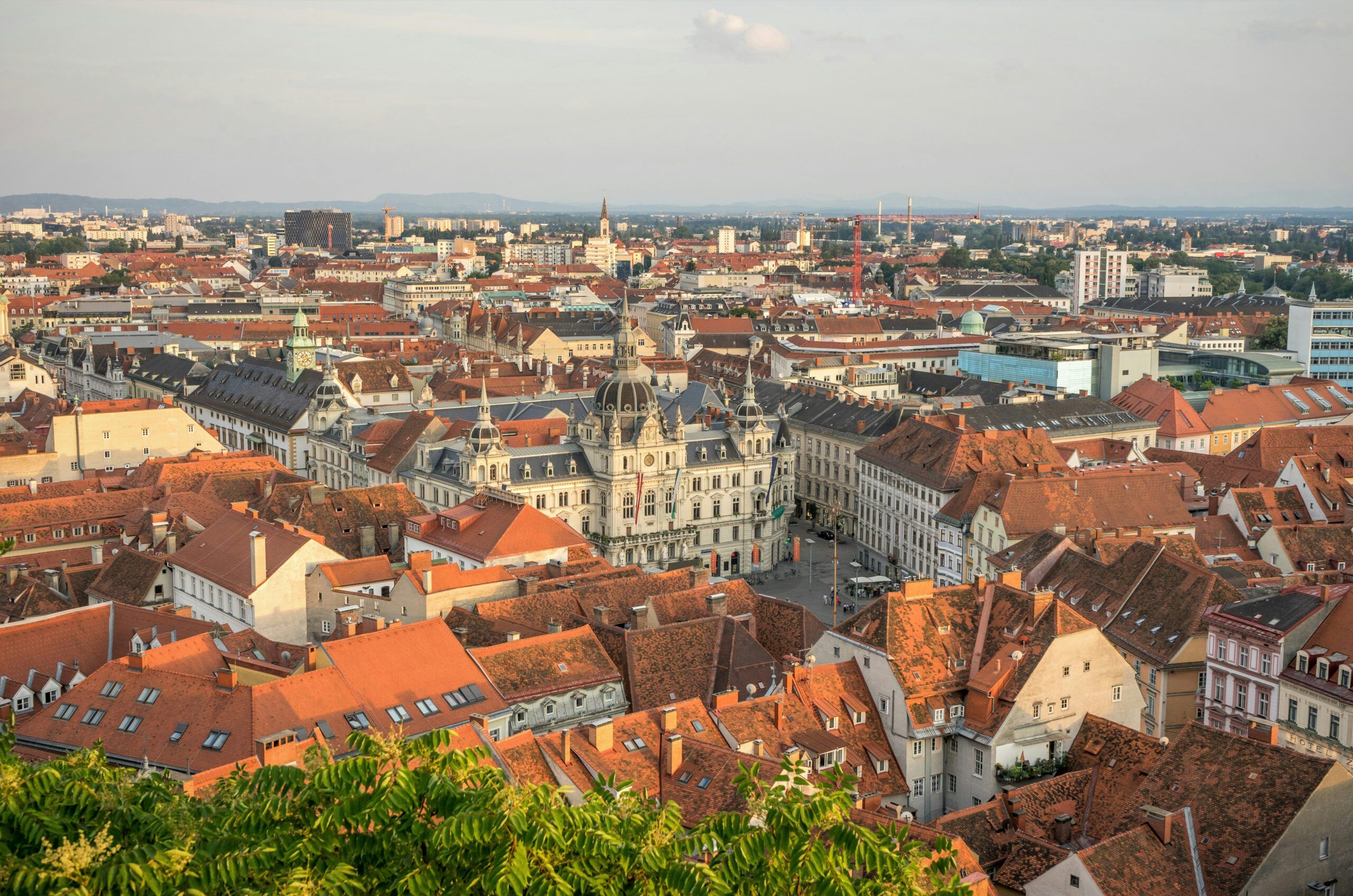 Blick über die Dächer der Grazer Altstadt